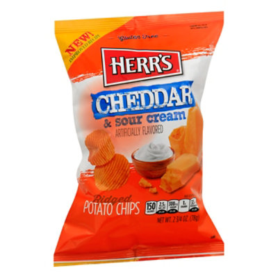 Herrs Cheddar Sour Cream - 2.75 OZ - Image 1