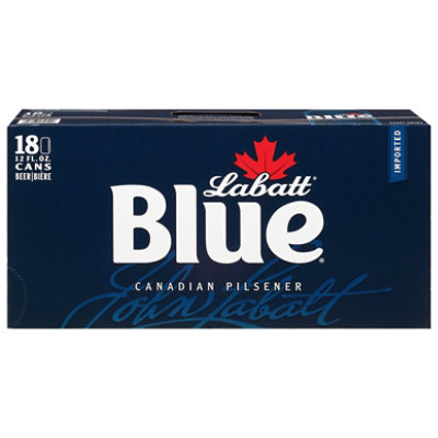 Labatt Blue Pilsner In Cans - 18-12 FZ - Image 2