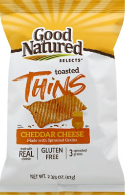 Good Natured Selects Crisps Multigrain Baked Cheddar Cheese - 2.37 Oz - Image 2