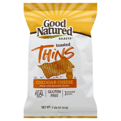 Good Natured Selects Crisps Multigrain Baked Cheddar Cheese - 2.37 Oz - Image 1