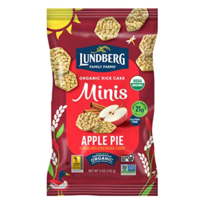 Lundberg Family Farms Organic Rice Cake Minis Apple Pie - 5 Oz. - Image 2