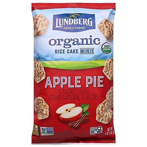 Lundberg Family Farms Og Mini Rice Cake Apple Pie - 5 OZ