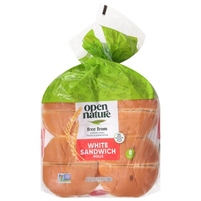 Open Nature White Sandwich Rolls - 24 OZ - Image 3