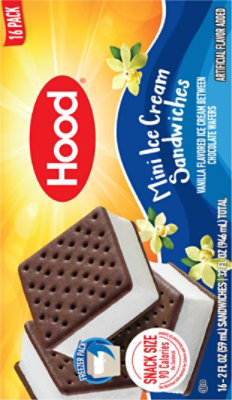 Hood Mini Ice Cream Sandwich - 16-2 Oz - Image 6