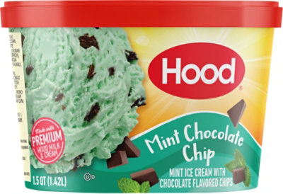 Hood Mint Chocolate Chip Ice Cream - 1.5 Quart - Image 6