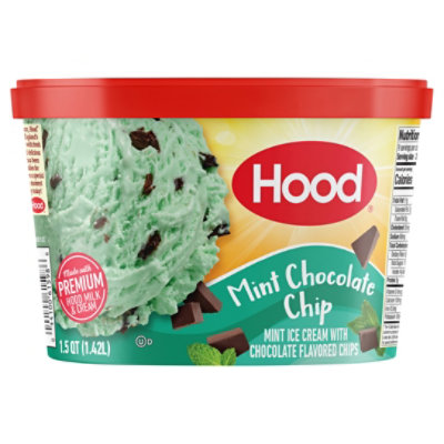 Hood Mint Chocolate Chip Ice Cream - 1.5 Quart - Image 2