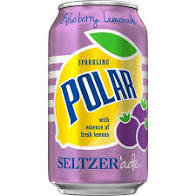 Polar Seltzer Lemonade Blueberry - 12 FZ - Image 1