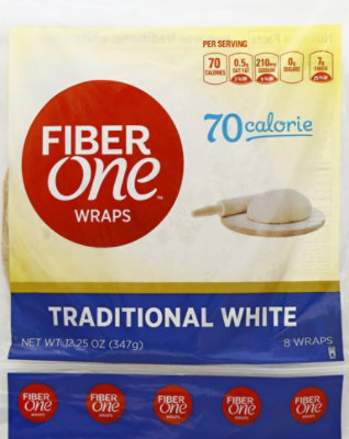 Fiber One Traditonal White Wrap - 12.5 OZ - Image 2