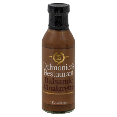 Delmonicos Balsamic Vinaigrette Salad Dressing 12 Fl. Oz. - Image 1