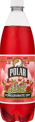 Polar Soda Diet Pomegranate Dry - 33.8 FZ - Image 1