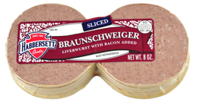 Habbersett Braunschweiger - 8 OZ - Image 1