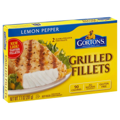 Gortons Fish Fillet Grilled Lemon Pepper 7.1 OZ Randalls