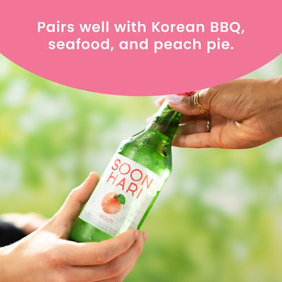 Soonhari Korean Soju Peach - 375 Ml. - Image 4