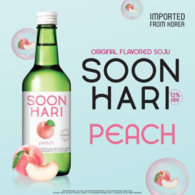 Soonhari Korean Soju Peach - 375 ML - Image 2