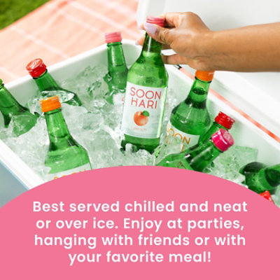 Soonhari Korean Soju Peach - 375 Ml. - Image 4