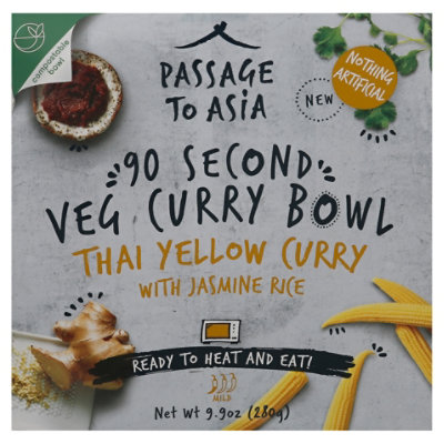Passage To Asia Veg Entree Thai Currey Yellow - 9.87 Oz - Image 3