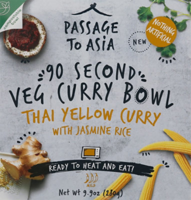 Passage To Asia Veg Entree Thai Currey Yellow - 9.87 Oz - Image 2