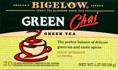 Bigelow Green Tea Chai - 20 CT - Image 2