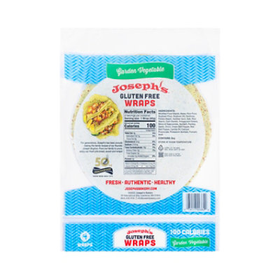 Joseph's Garden Vegetable Gluten Free Wrap - 5.6 OZ - Image 5
