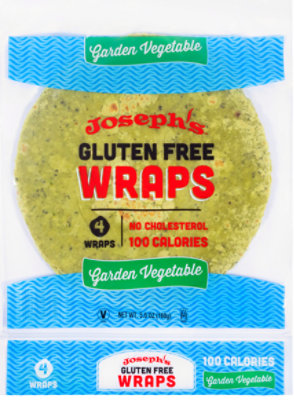 Joseph's Garden Vegetable Gluten Free Wrap - 5.6 OZ - Image 1