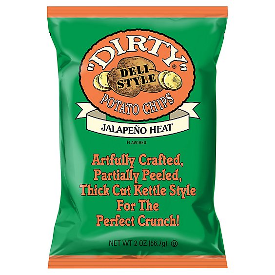 Dirty Jalapeno Heat Potato Chips - 2 Oz