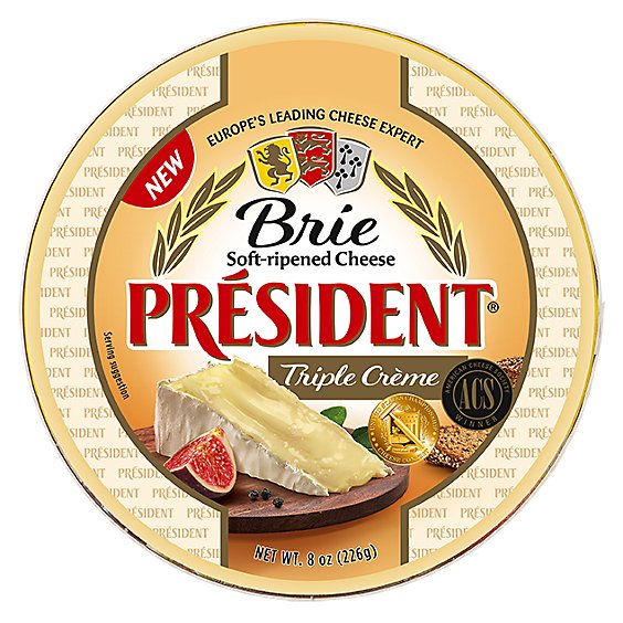 President Triple Creme Brie - 8 OZ