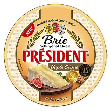 President Triple Creme Brie - 8 OZ - Image 1
