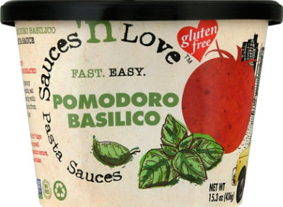 Sauces N Love Pomodoro Basilico Pasta Sauce - 15.3 Oz. - Image 2