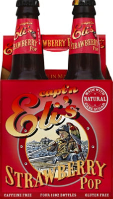 Captn Elis Soda Strawberry Pop - 4-12 FZ - Image 1