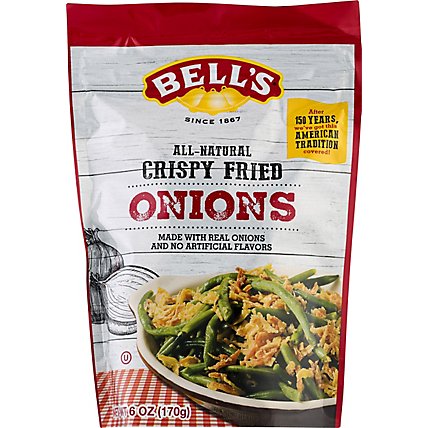 Bells All Natural Crispy Fried Onions - 6 OZ - Image 1