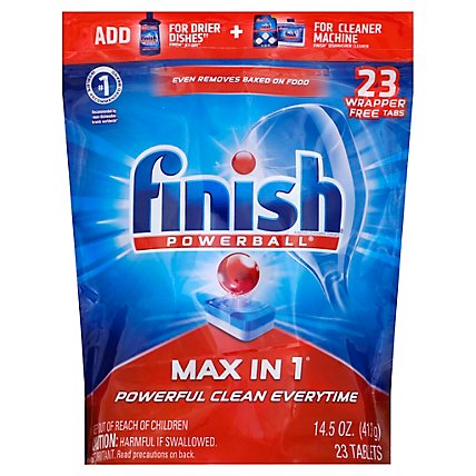Finish Powerball Tabs Max In 1 - 14.5 OZ - Image 1