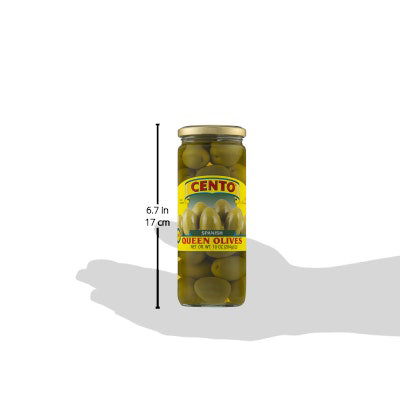 Cento Regular Queen Olives - 10 Oz - Image 5