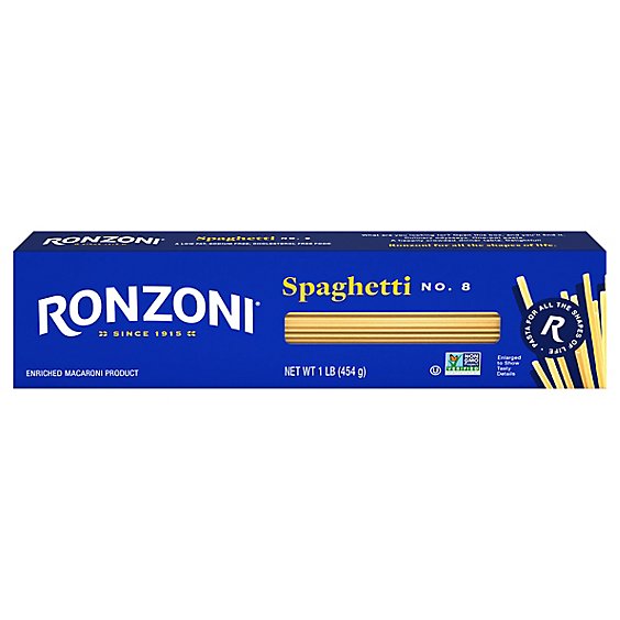 Ronzoni Pasta Spaghetti No 8 - 16 Oz