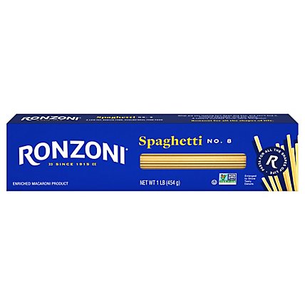 Ronzoni Pasta Spaghetti No 8 - 16 Oz - Image 1
