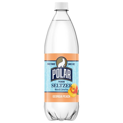 Polar Seltzer Peach Georgia - 33.8 FZ - Image 2