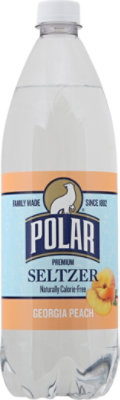 Polar Seltzer Peach Georgia - 33.8 FZ - Image 1