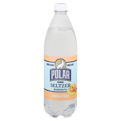 Polar Seltzer Peach Georgia - 33.8 FZ - Image 1