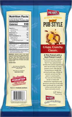 Herrs Pub Style Pretzel Mini - 12 OZ - Image 6