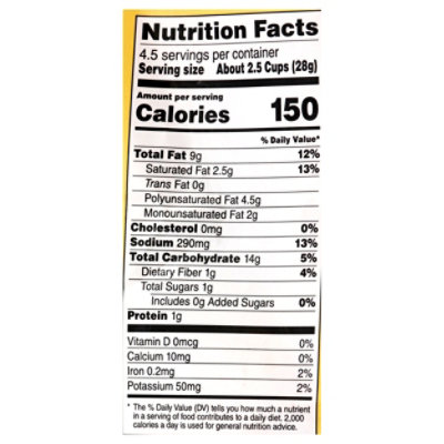 Herrs Hulless Big Cheese Cheese Snack - 5 OZ - Image 2