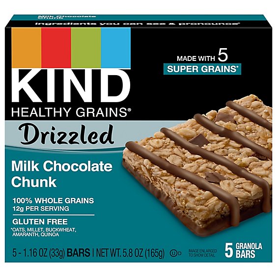 Kind Hgb Milk Chocolate Chunk - 5.82 OZ