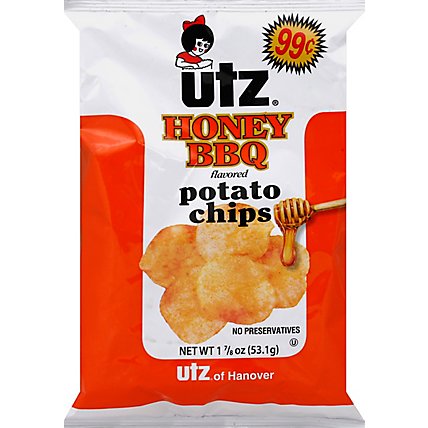 Utz Honey Bbq Potato Chip - 1.75 OZ - Image 2