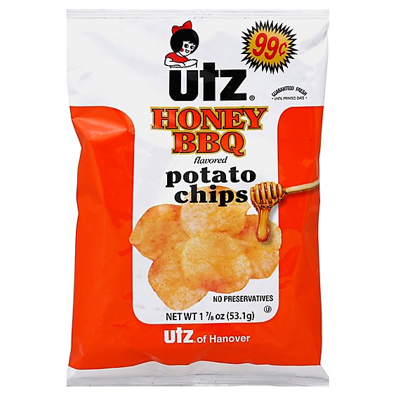 Utz Honey Bbq Potato Chip - 1.75 OZ