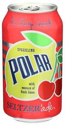 Polar Seltzer Limeade Cherry Tart - 12 FZ - Image 1