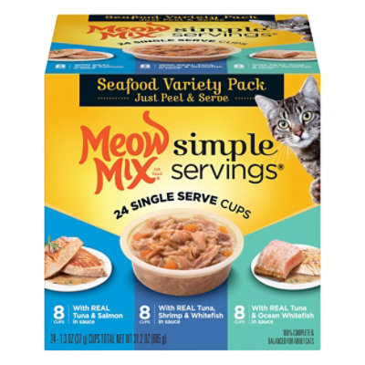 Meow mix tuna and cheap whitefish