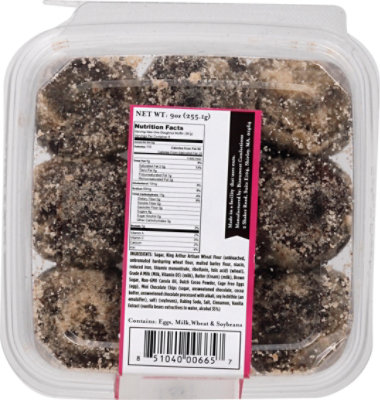 Bisousweet Confections Chocolate Doughnut Muffins 9 Oz - 9 Count - Image 5