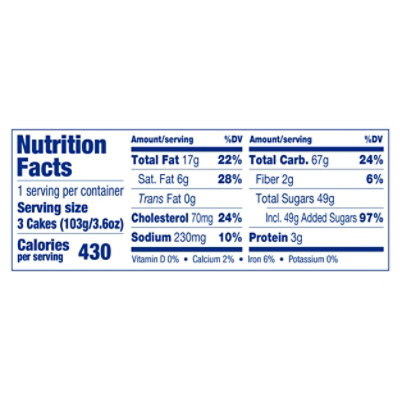 Tastykake Sponge Cake Creme - 3.625 OZ - Image 3