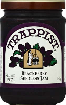 Trappist Jam Blackberry Seedless - 12 OZ - Image 2