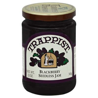 Trappist Jam Blackberry Seedless - 12 OZ - Image 1