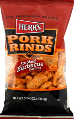 Herrs Barbeque Pork Rinds - 3.25 OZ - Image 2