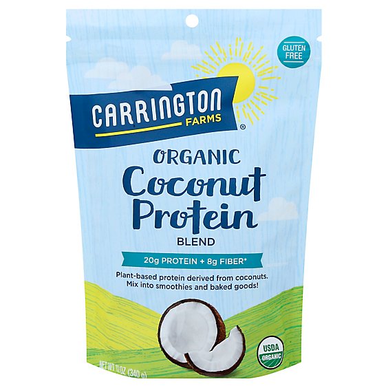 Carrington Farms Protein Blend Coconut Org - 12 OZ